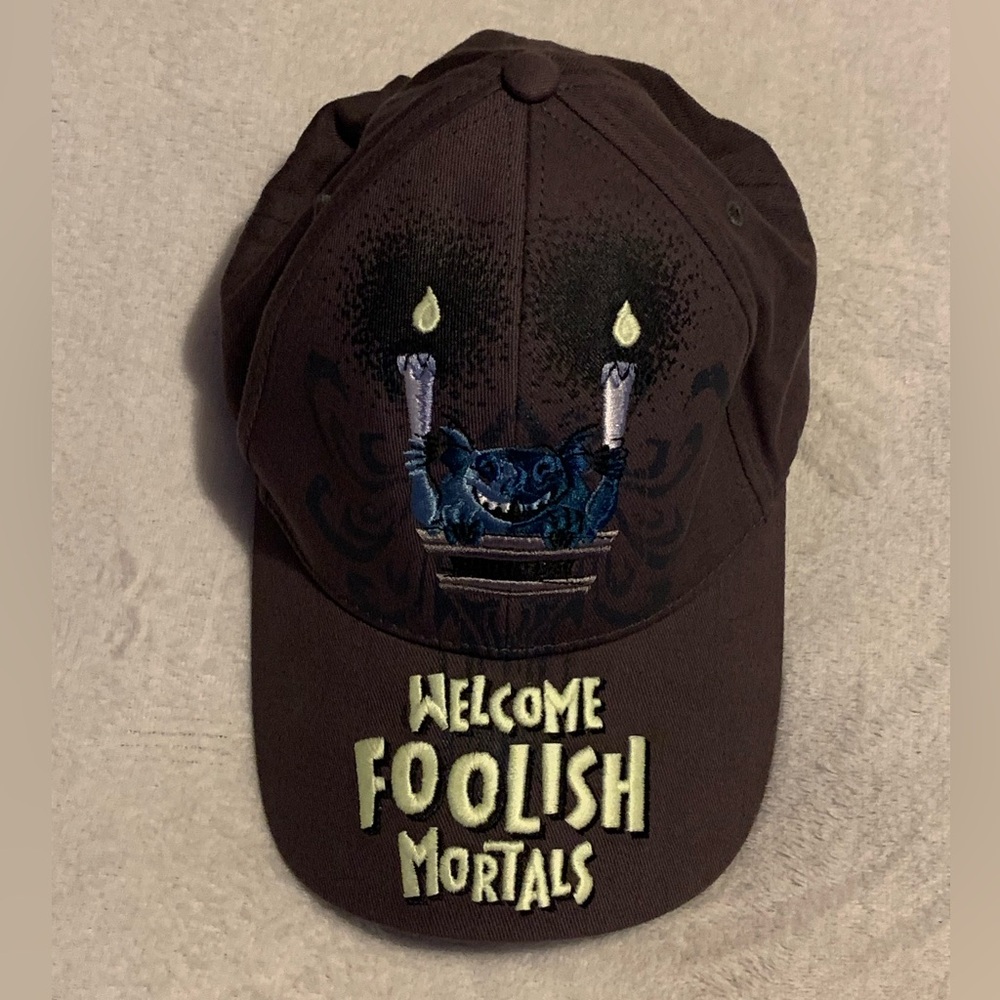 KID’S Disney The Haunted Mansion Welcome Foolish Mortals hat with Tags